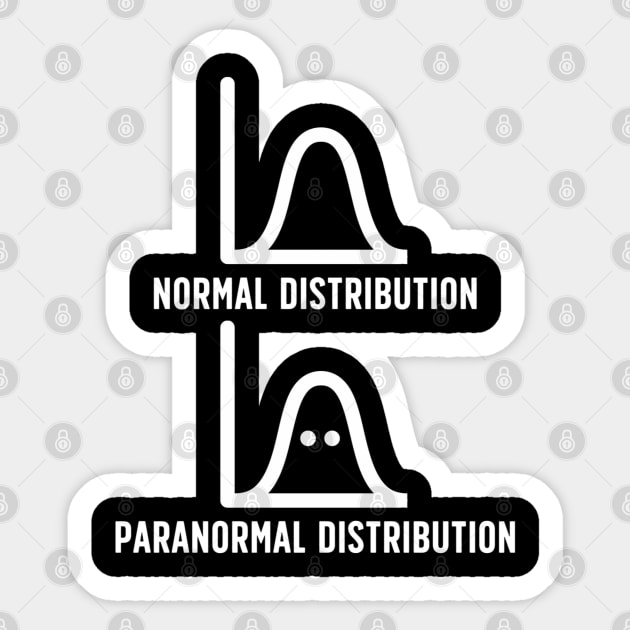 Normal Distribution/Paranormal Distribution Sticker by Contentarama